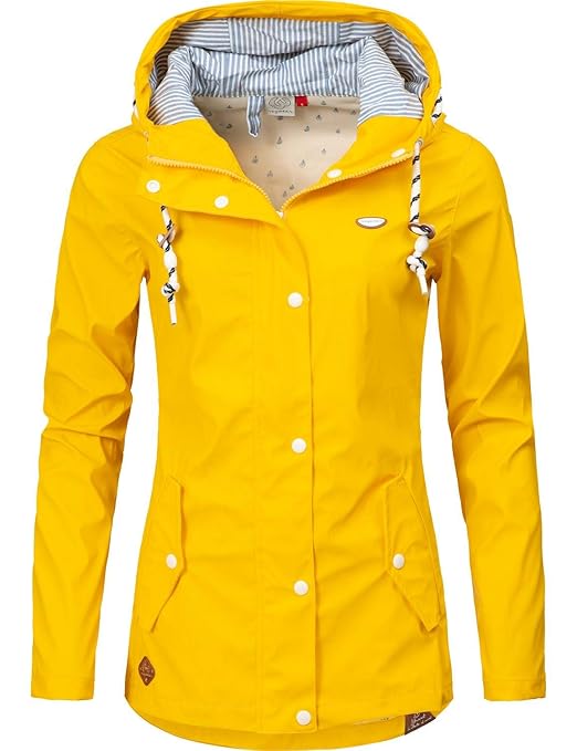 Ragwear Damen Übergangs-Jacke Outdoorjacke Regenmantel YM-Marge 9 Farben XS-XXL