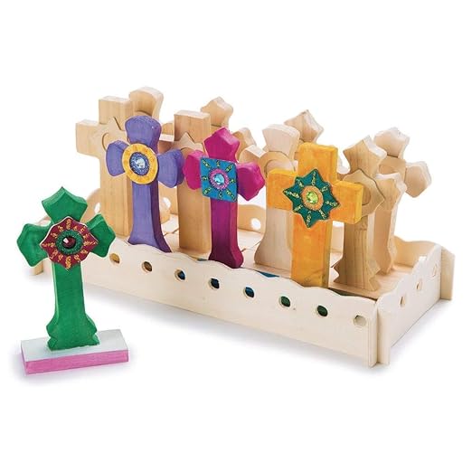 Unfinished Wooden Cross Set Industrial & Scientific