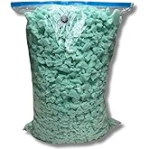 Durable Denisty Shredded Memory Foam Inserts Filling for Arts and Crafts, Bean Bags, DIY Projects, Pet Dog Beds, Pillows Chairs Sofas Couches Stuffing, Plushes, Poufs, Ottomans, Refill.
