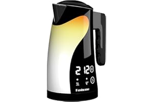 1.25L Cute Penguin Electric Kettle - Variable Temp Control, 2H Keep Warm, Double Wall Cool-Touch, 1200W Quiet Boil, BPA-Free,