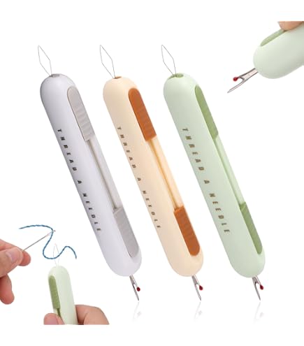 ZUYIST Lot De 2 Enfile-aiguilles - Outil De Découpage 2 En 1