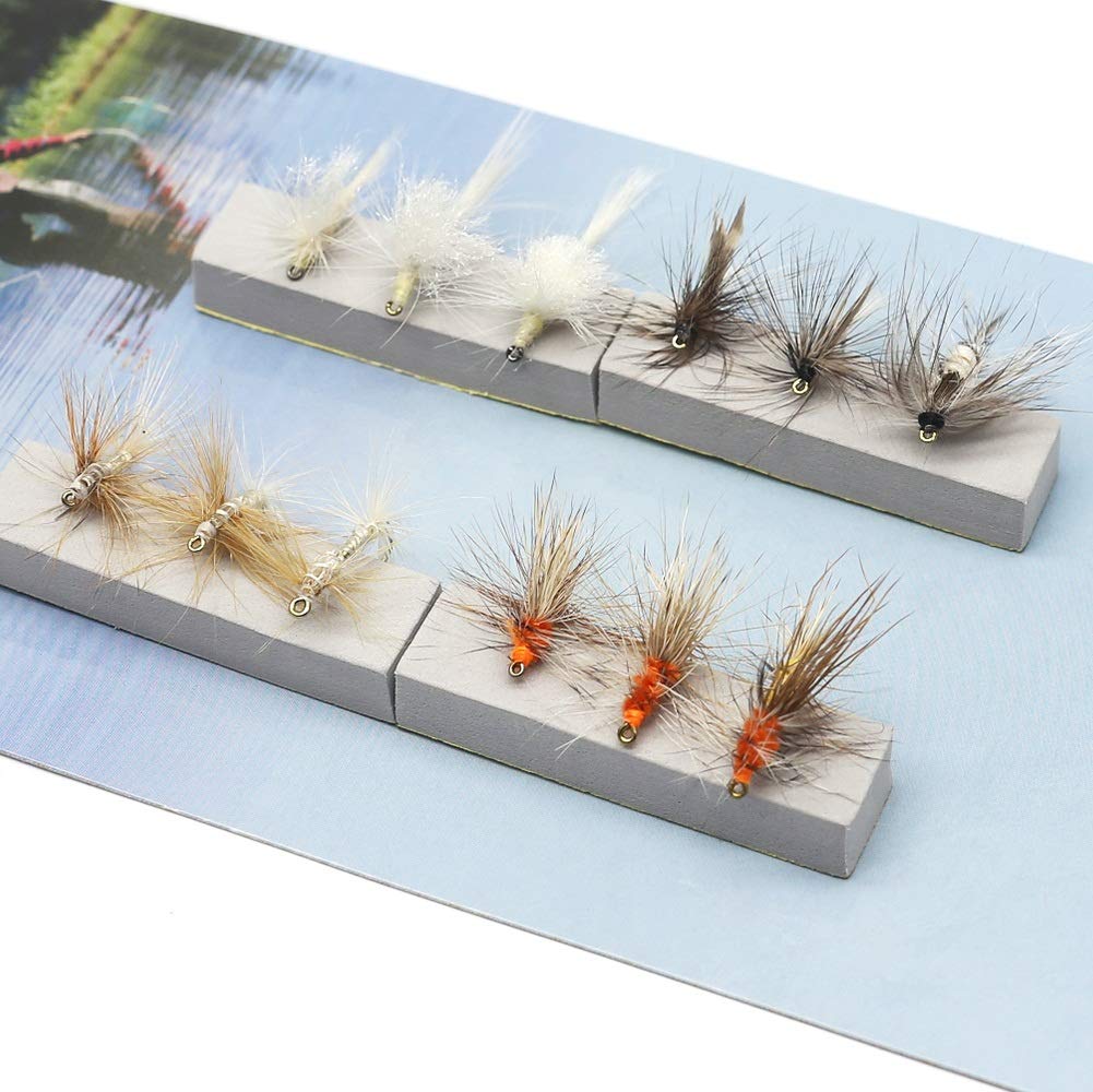 ‌Fly Fishing Large Trout Fly Kit – Premium Wet & Dry Fly Assortment – Trout, Bass & Salmon Fishing Lures