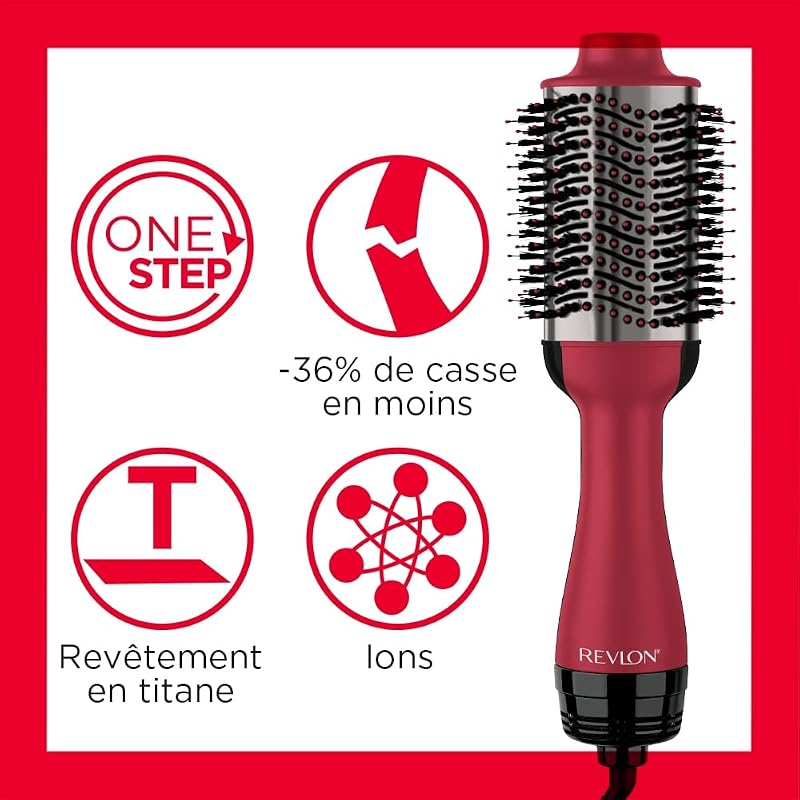 Salon One-Step Sèche-cheveux volumisant Titane - RVDR5279UKE