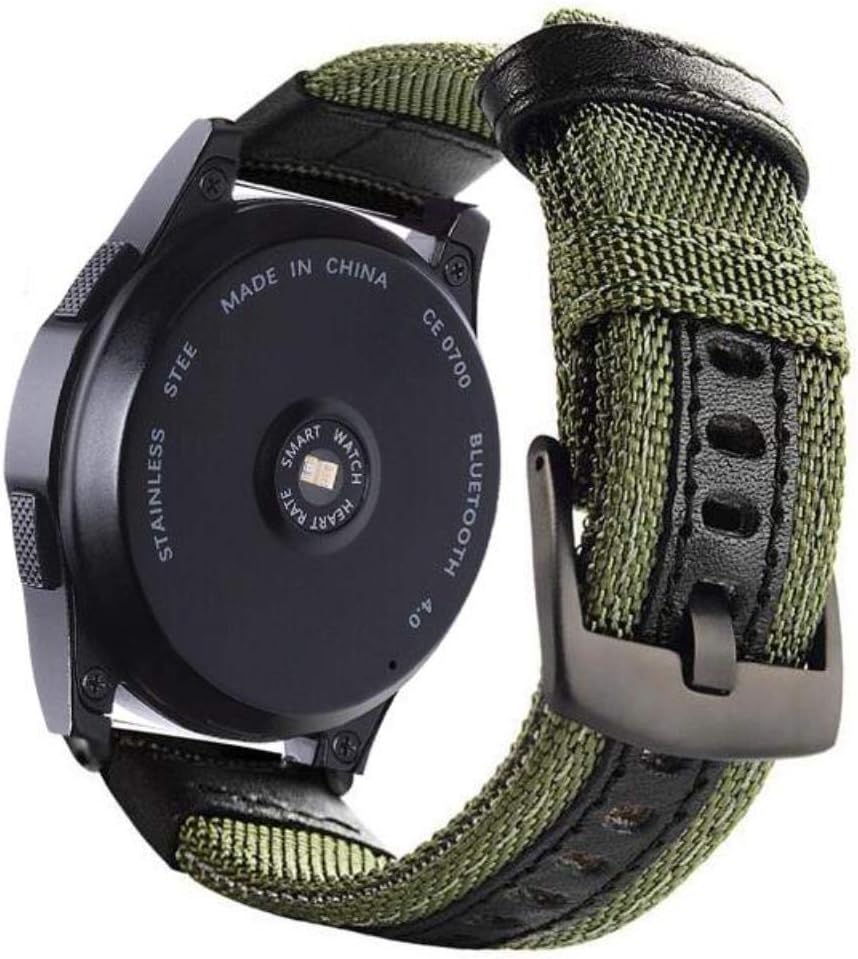 for Samsung Gear Sport S2 S3 Classic Frontier Galaxy Watch 42 46mm Band huami amazfit bip 22 20mm Pebble Time Huawei gt 2 Strap,Green,Galaxy Watch 42mm