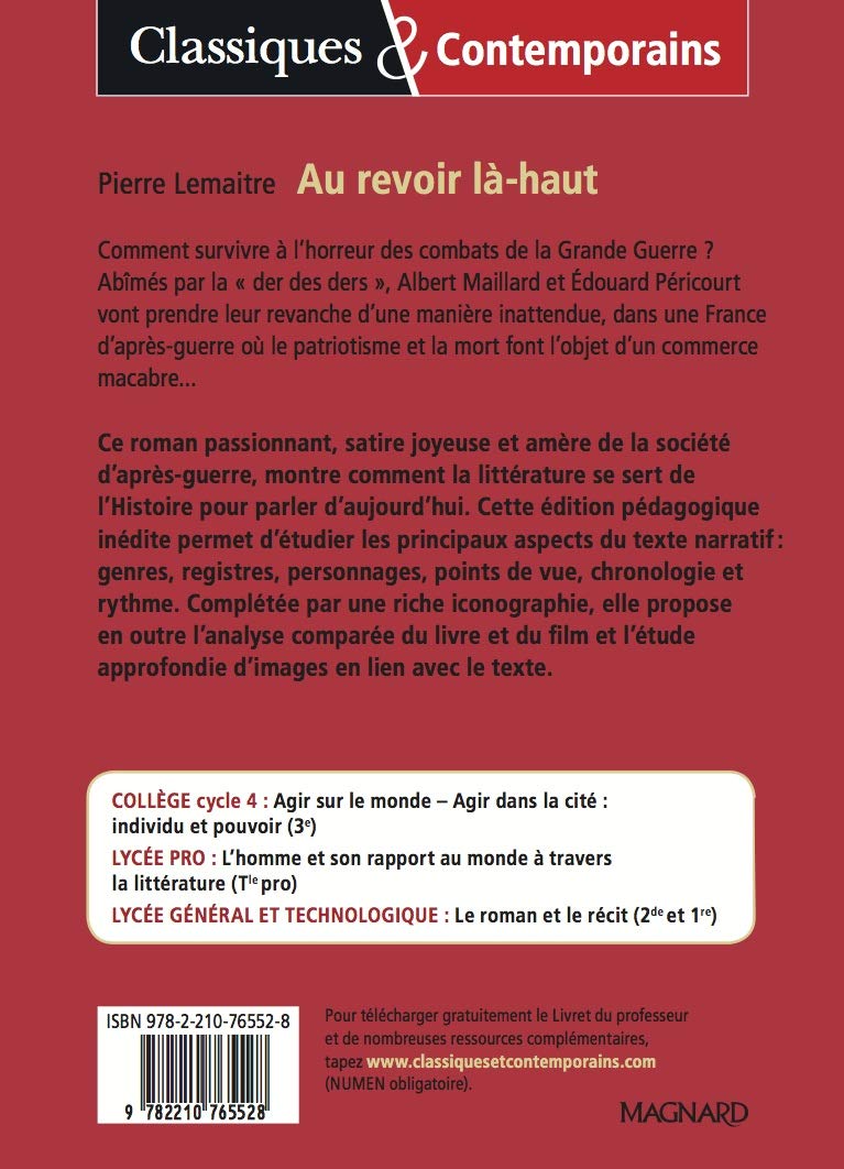 Amazon Fr Au Revoir La Haut Classiques Et Contemporains 2020 Lemaitre Pierre Maltere Stephane Livres