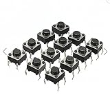 DAOKI 100Pcs 6x6x5 mm Miniature Micro Momentary