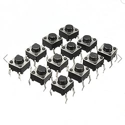 DAOKI 100Pcs 6x6x5 mm Miniature Micro Momentary