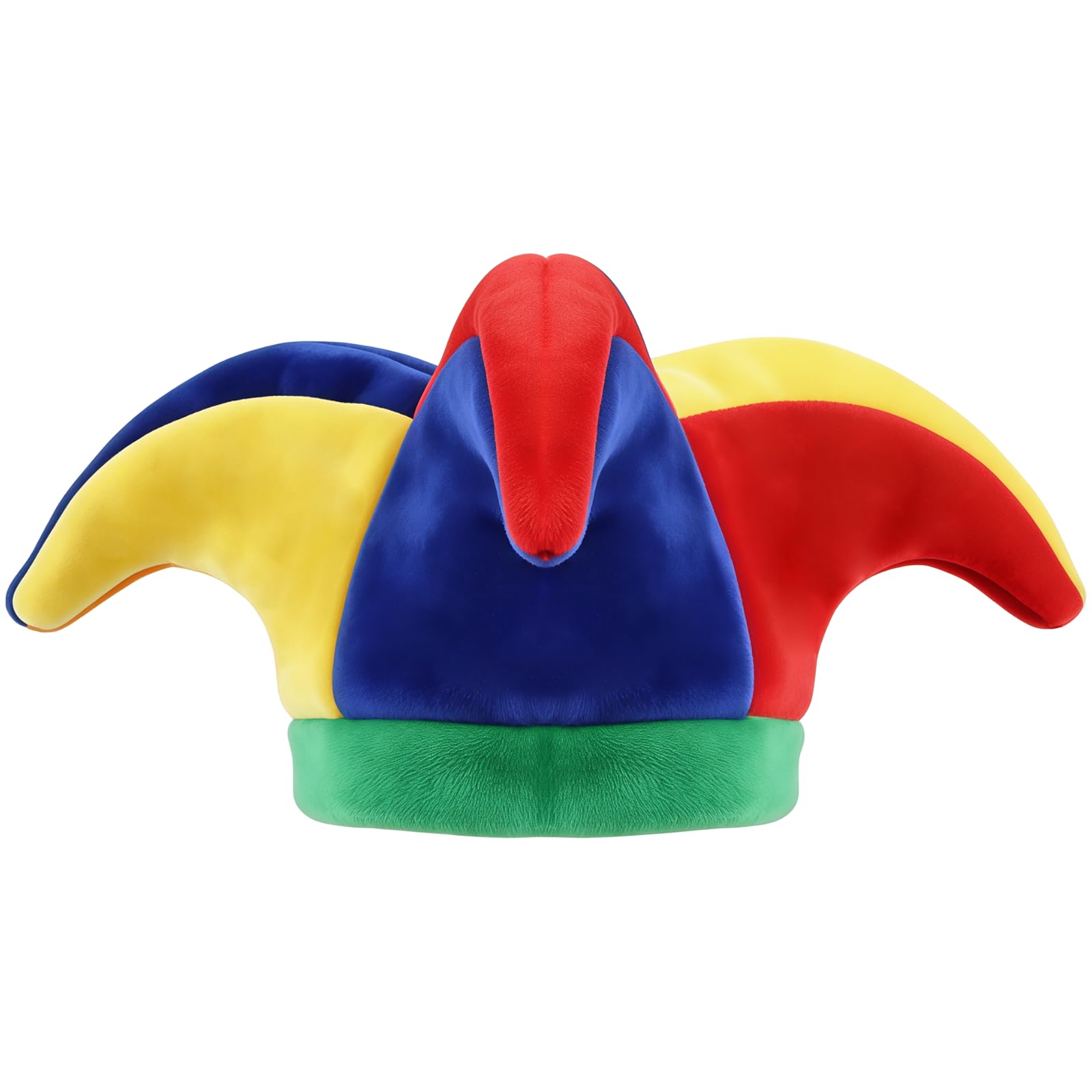 Lezevn Halloween Clown Hat For Adult Fun Jester Clown Head Party Costume Hat for Carnival Holiday Halloween Carnival Cosplay