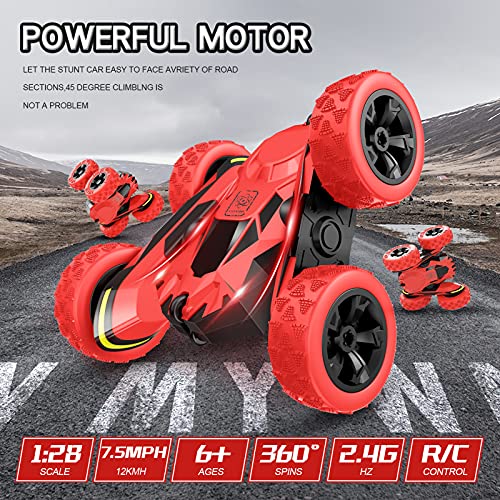 DoDoMagxanadu RC Cars Remote Control Car, 360°Double Sided Flips
