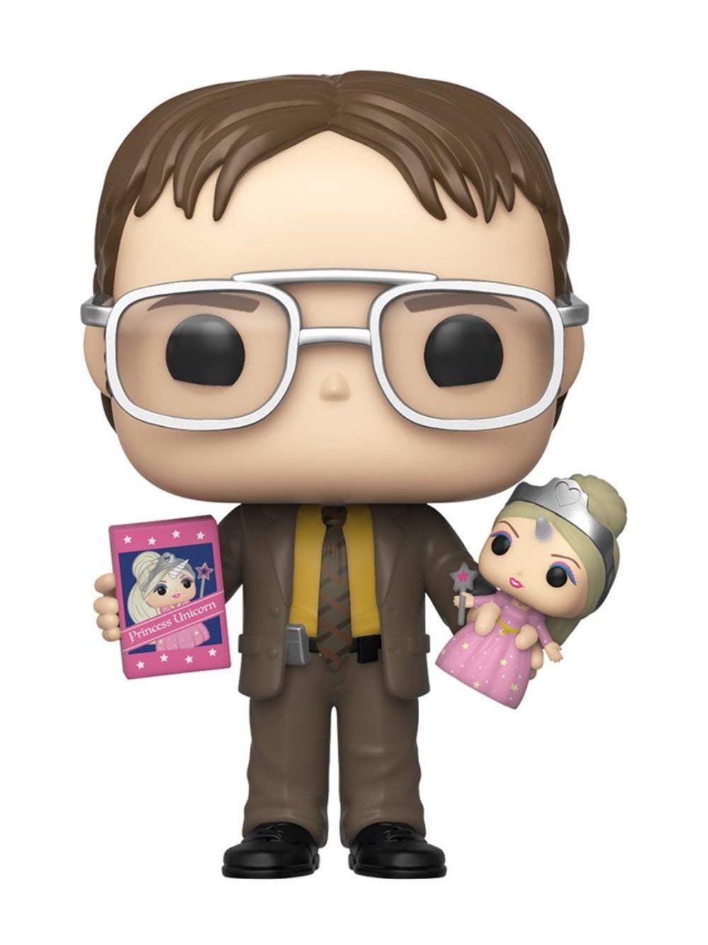 Funko 48500 Pop! Television: The Office - Dwight Schrute with Princess Unicorn (Limited Exclusive) #1009