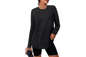 XIEERDUO Women's Workout Tops Long Sleeve Quick Dry UPF 50+ Sun Protection Shirts for Hiking Running S-3XL