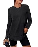 Long Sleeve Shirts Swim Rash Guard Athletic Tops Uv