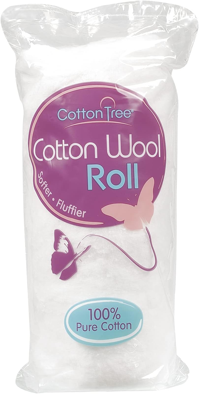 Cotton Tree 100% Pure Cotton Large Roll White