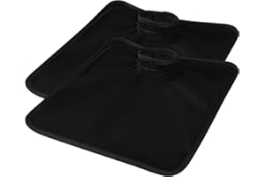 Babepets Car Seat Protector for Potty Training, 2 Pack Waterproof CarSeat Liner Toilet Training for Baby Infant Toddler, Dry Seat Piddle Pads Cover for Strollers (Black)