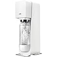 Sodastream Source Sparkling Water Maker Starter Kit with 60 Liter CO2 and 1Liter Bottle, White