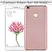 Mi Max Case,Xiaomi Mi Max Case,DAMONDY Slim Carbon Fiber Rubber Soft TPU Hybrid Case Cover For Xiaomi Mi Max(6.44inch) -Rose Gold