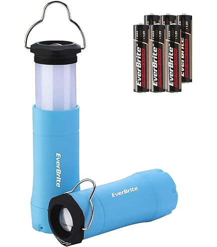EverBrite 2-in-1 Mini Lantern and Flashlight 2 Pack, Zoomable Lantern