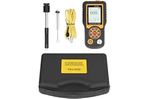 Digital Hardness Tester, Portable High Accuracy Durometer Hardness Meter with TFT Color Screen 40 Sets of Data Storage Digita