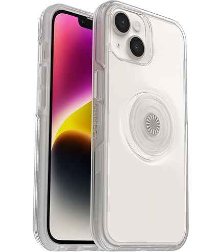 Amazon.com: PopSockets iPhone 14 Case with Phone Grip and