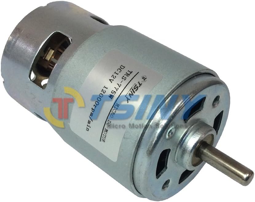 High Torque Permanent Magnet DC 12V High Speed 12000 RPM Brush Small DC Motor - - 