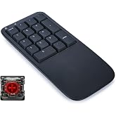 KINESIS Mechanical Keypad LP Numeric 10-Key for Mac &amp; PC | Wired &amp; Wireless Mode | Quiet Linear Mechanical Switches | Programmable | Ergonomic Palm Support | Backlit