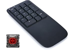 KINESIS Mechanical Keypad LP Numeric 10-Key for Mac & PC | Wired & Wireless Mode | Quiet Linear Mechanical Switches | Program
