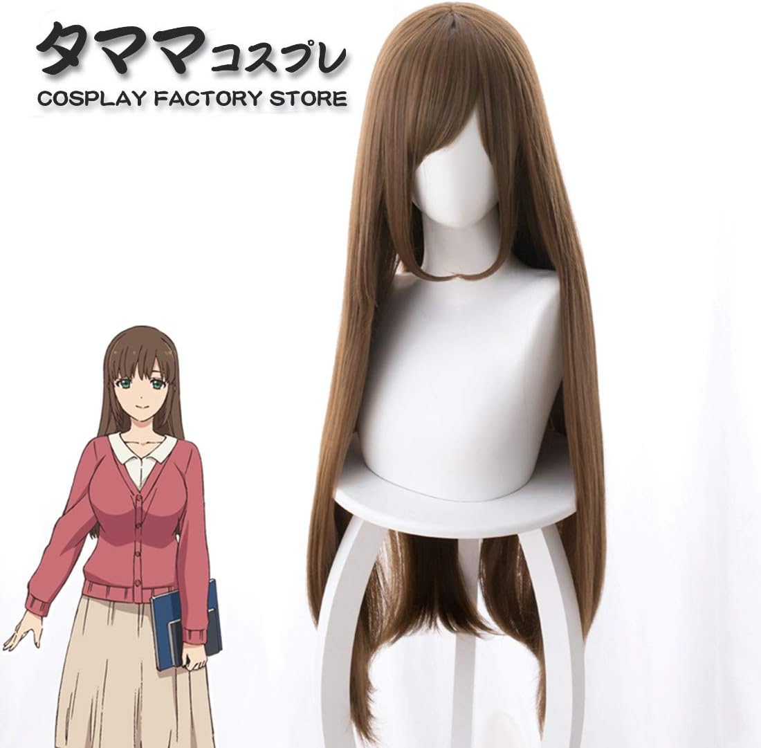 Amazon 橘陽菜 ドメスティックな彼女 ドメカノ たちばな ひな アニメ 高品質耐熱 コスプレ ウィッグ クリスマス ハロウィン 仮装 Cosplay Wig かつら ウィッグネット タママ コスプレ 仮装 通販