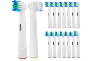 16 Pcs Replacement Toothbrush Heads Compatible with Oral B Braun, Electric Toothbrush Heads Refill for Oral-B 7000/Pro 1000/9