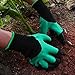 WEBSUN Garden Genie Gloves with Claws on EACH Hand Waterproof Digging Gloves for Gardening
