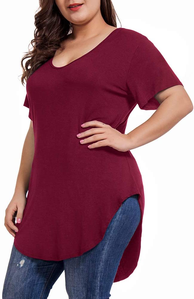 plus size flowy tops