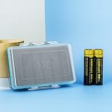 JJC 18650 Battery Organizer Hard Case 6 Space Shockproof Water-Resistant view 2