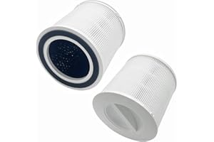 Slirceods Lot de 2 filtres de rechange AP401, compatibles avec les purificateurs d'air Dayette AP401 AP402 & dr j ap401 & JOW