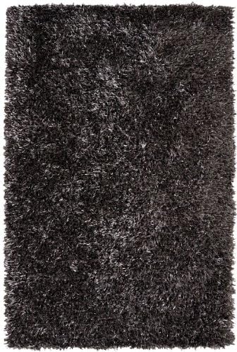Shag 10'x14' Rectangle Area Rug in Silver- Shadow color from Ardour Collection