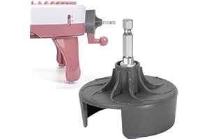 MIAOKE Knitting Machine Adapter, Quick Knit Replaceable Crochet Machine Adapter with Hex Bit Power Screwdriver, Compatible with 22/40/48 Knitting Machines Universal Accessories, Beginners DIY Hats, Socks