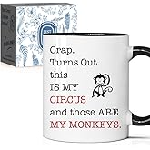 Kaimaloke Turns Out This Is My Circus Mug Funny Gift for Women, Christmas Birthday Gifts for Mom, Mother, Coworkers, Work Besties, Best Friend, Men, Gifts for Mom from Daughter Son-18