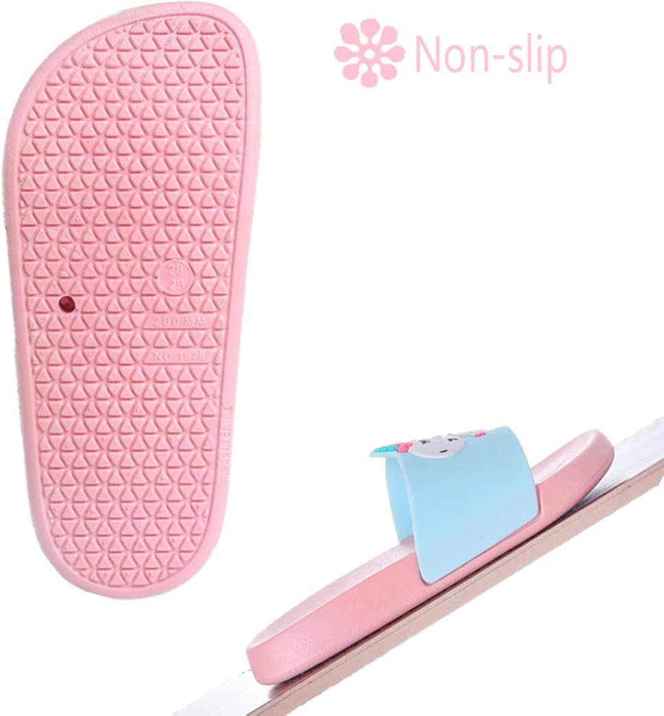  | Toddler Little Kids Unicorn Shower Pool Slide Sandals Non-Slip Summer Slippers Lightweight Beach Pool Water Shoes for Girls and Boys (Toddler/Little Kids) | Sandals