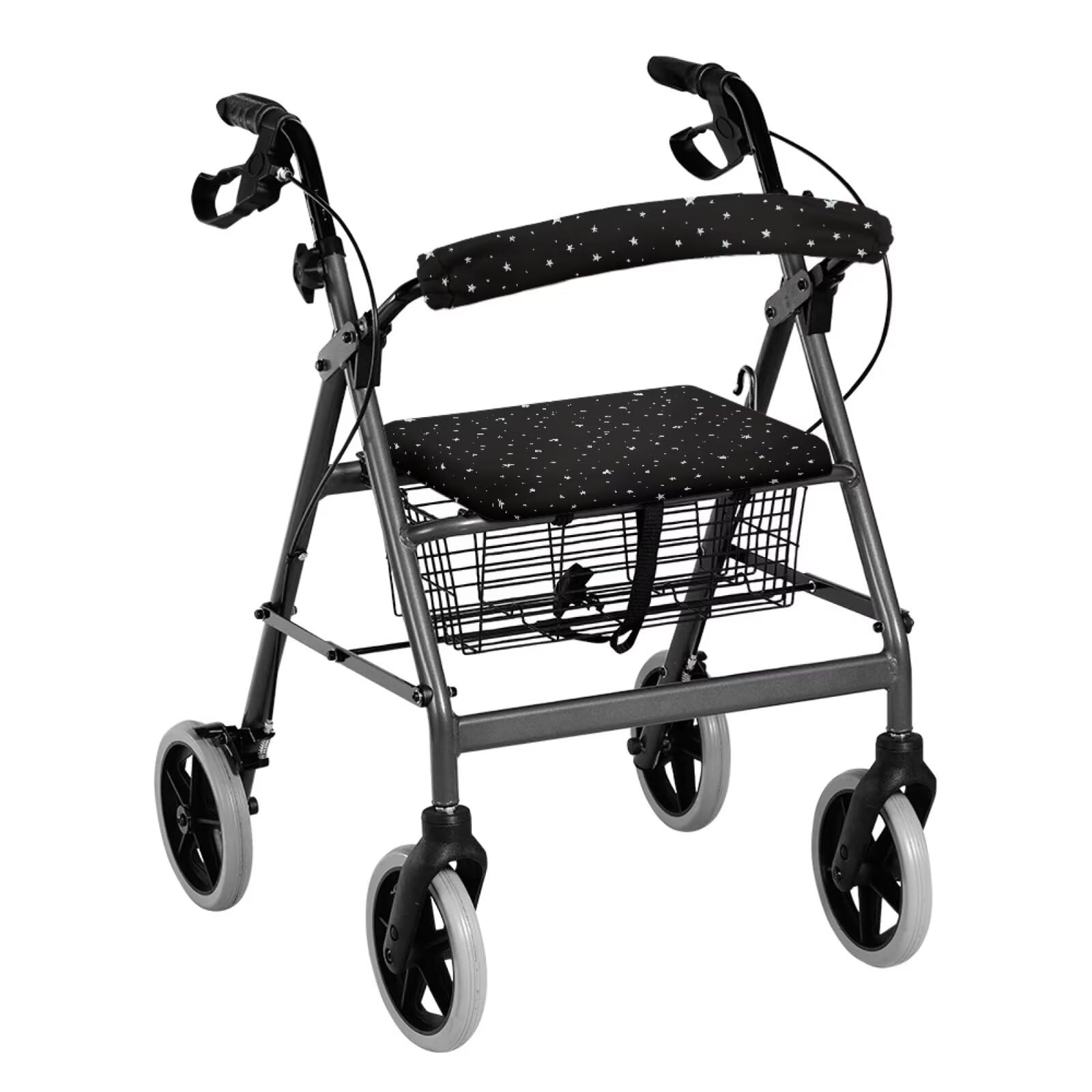 Photo 1 of LedBack Dust Cover for Rollator Walker Seat Cover Starry Sky Rollator Accessories Machine Washable Rollator Walker Seat and Backrest Covers Set 2 Pack