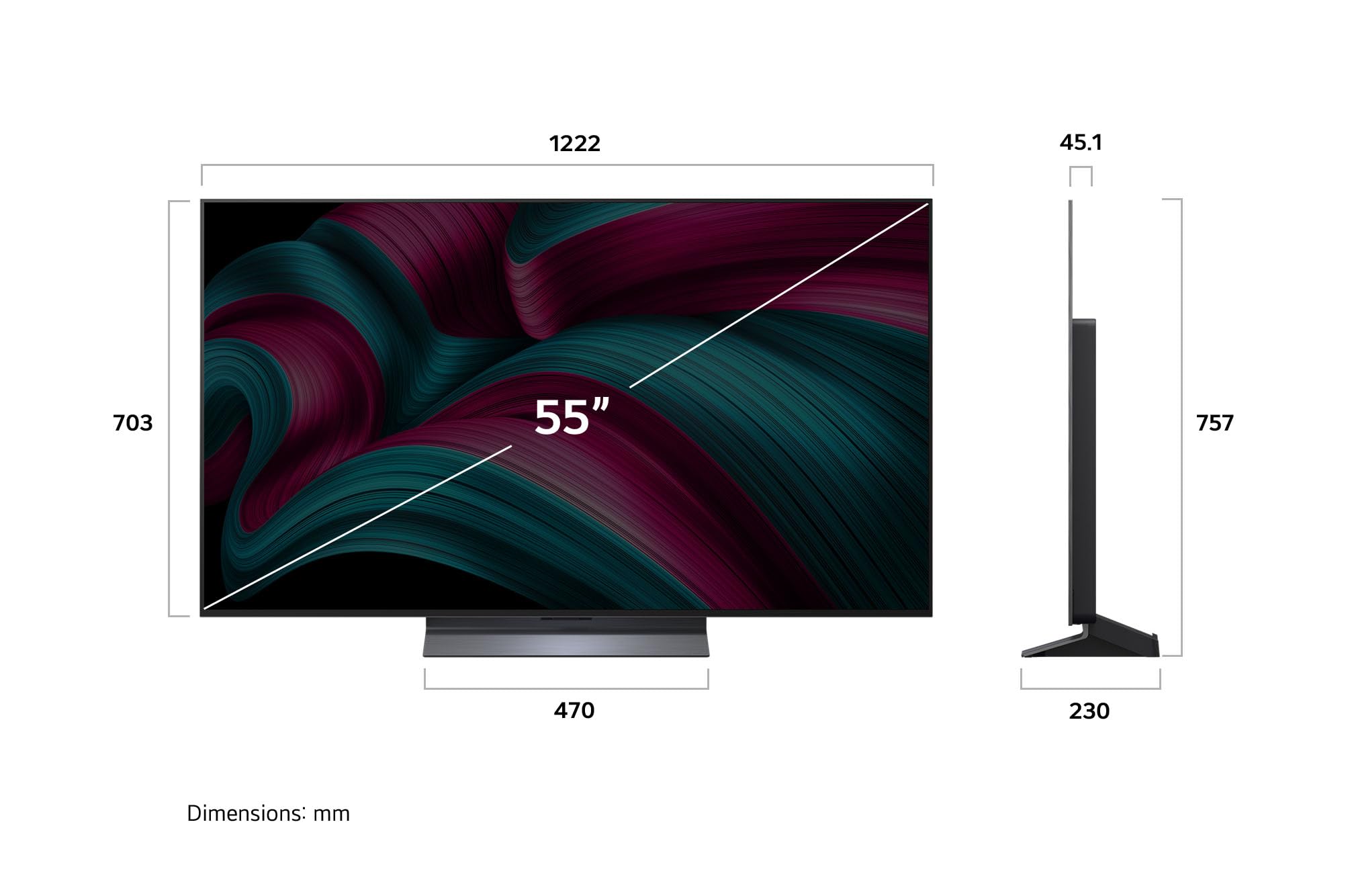 LG OLED55C5ELB TV 55 Zoll (139 cm) 4K OLED evo AI TV (α9 Gen8 4K AI Prozessor, webOS 25, 120Hz (VRR bis zu 144Hz)) [Modelljahr 2025] 7