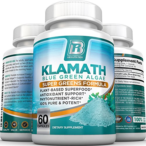 BRI Nutrition Klamath Blue Green Algae More Effective Than Spirulina