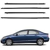 Dasbecan 4Pcs Weatherstrip Window Seal Car Window