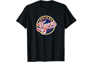 Indiana Fever WNBA Unisex-Adults & Kids Grey T-Shirt, Small, Short Sleeve, Round Neck, Loose Fit, Modern, Logo, Triblend, Sports Fan