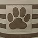 Bone Dry Pet Storage Collection Striped Paw Patch Bin, Medium Rectangle, Brown