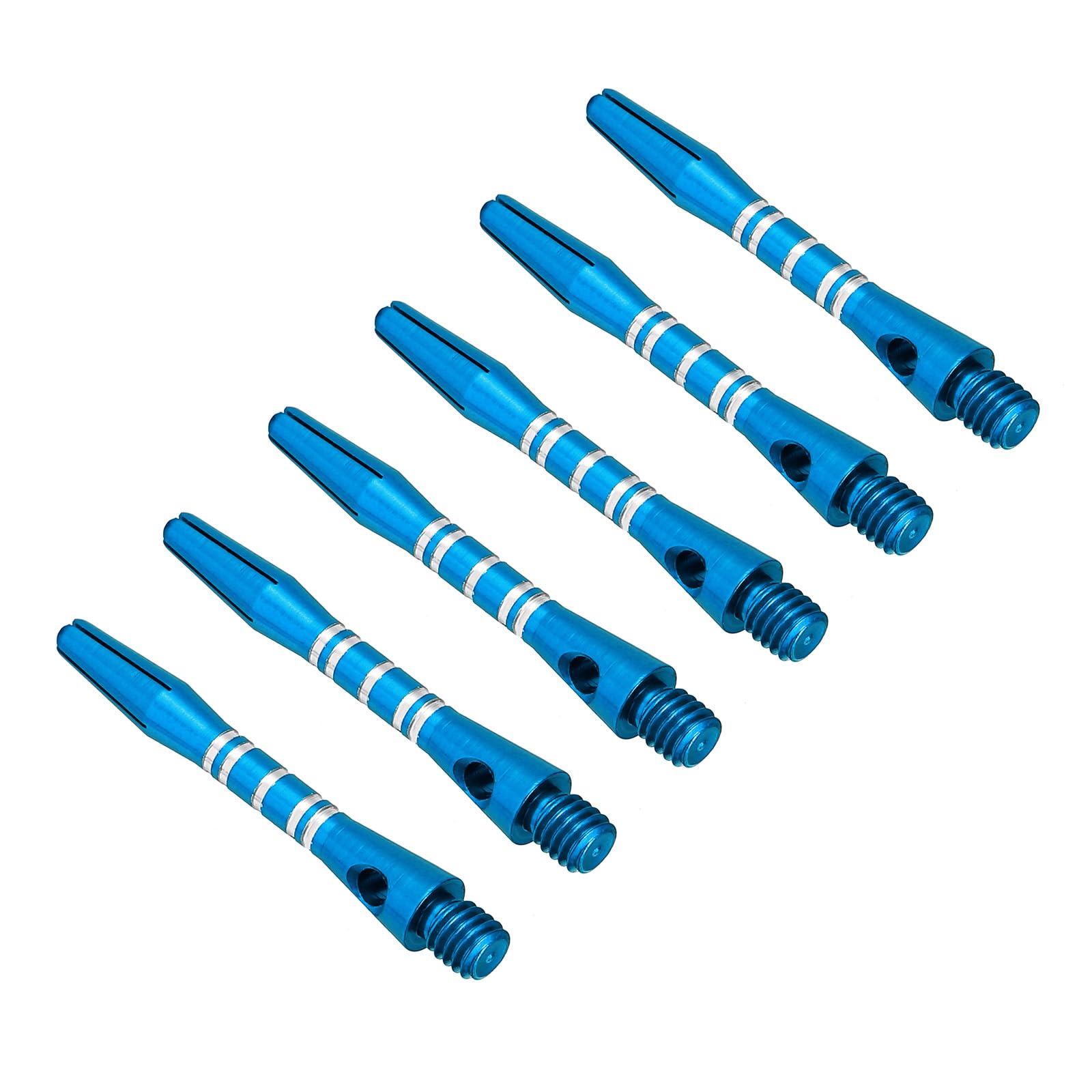 PATIKIL Dart Shafts 35mm/1.4 Inch, 6 Pack 2BA Thread Aluminum Dart Stems Dart Accessories for Steel Tip, Blue