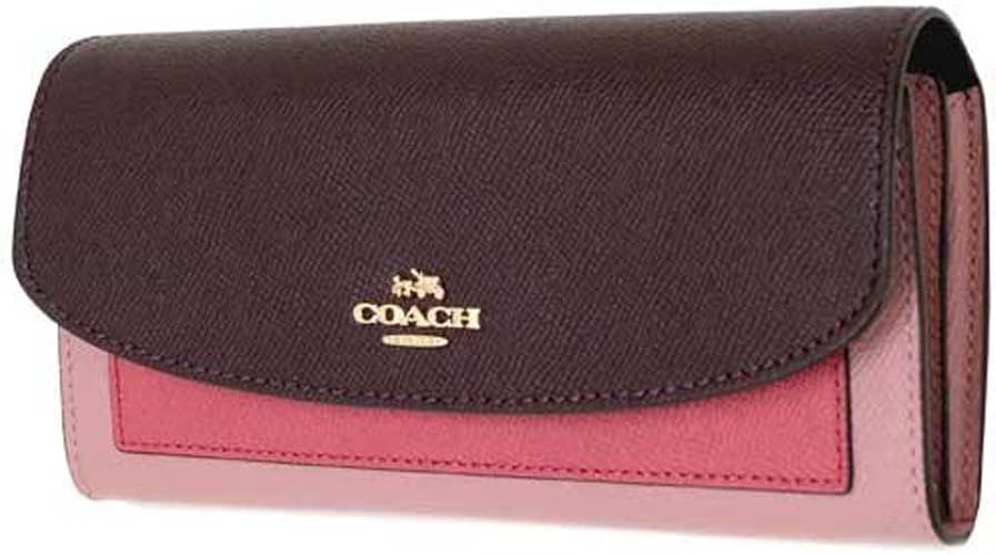 Amazon コーチ 財布 Coach アウトレット バイカラー フラップ ウォレット レザー 長財布 F Imllk 並行輸入品 バッグ スーツケース
