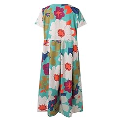 hmbudp Boho Hawaiian Dresses for Women 2024 Trendy