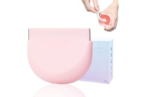 Onbuwws Silicone Pink Retainer Case With Lanyard - Slim Cute Dental Container for Braces, Partial Denture, Night Mouth Guard, Aligner - Travel Holder for Girls, Women, Kids, Men