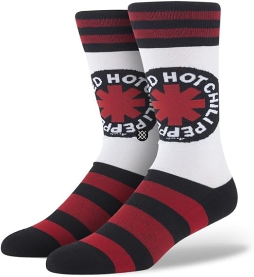 Stance Red Hot Chili Peppers Socks White (S/M (UK 57.5)) Amazon.co