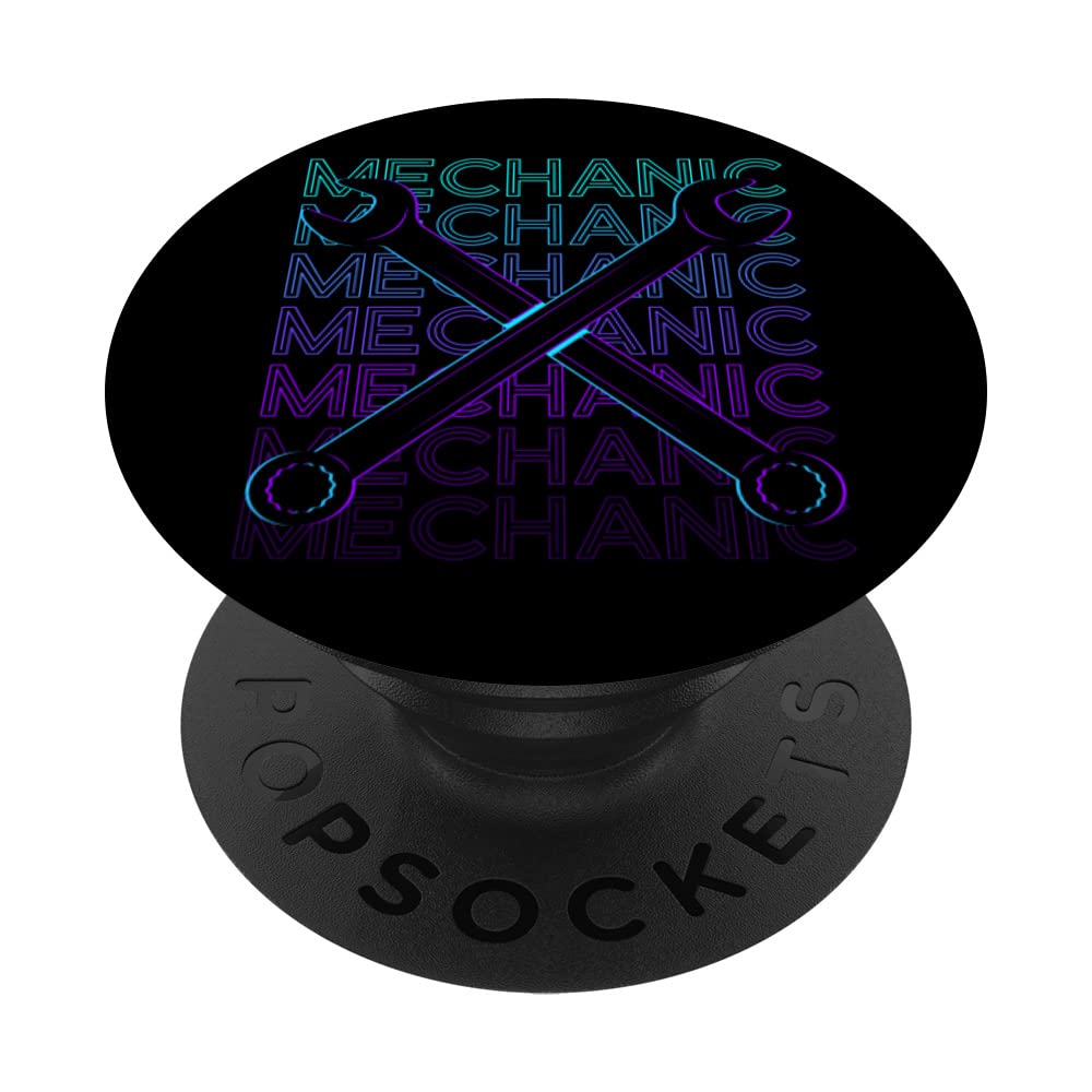 Mechanic Retro PopSockets Swappable PopGrip