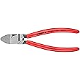 KNIPEX - 72 01 160 Tools - Diagonal Flush Cutter for Plastics (7201160), Red