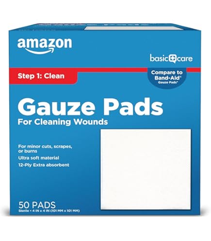 Amazon.com: Mesalt Impregnated Gauze by Molnlycke Healthcare ( GAUZE,  IMPREGNATED, MESALT, 4"X4"(2X2FOLD) 30 Each / box : Industrial & Scientific